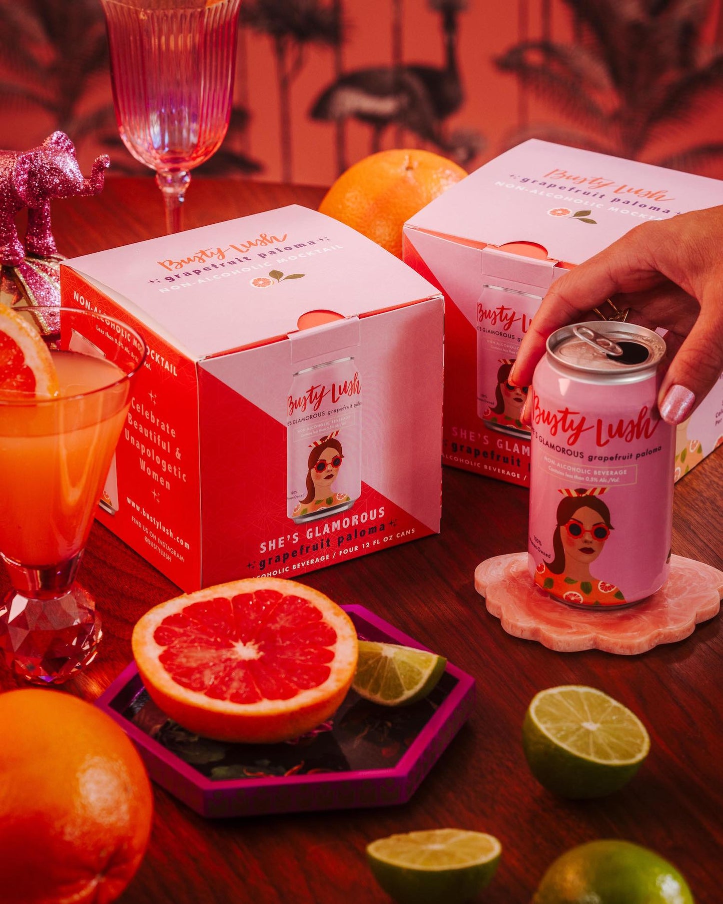 Busty Lush She's Glamorous Grapefruit Paloma | 4-pack