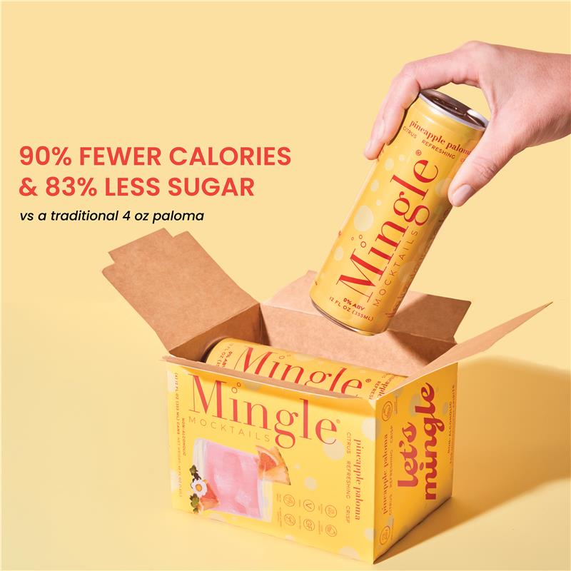 Mingle Sparkling Pineapple Paloma | 4-pack