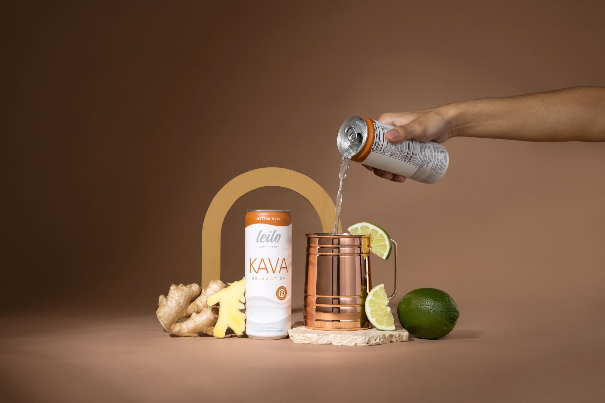 Leilo Kava Relaxation Moscow Mule | 4-pack