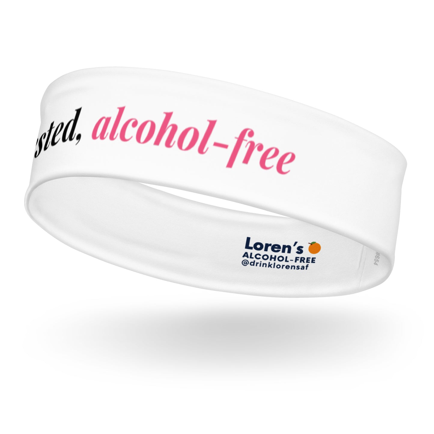 Hydrated, Rested and Alcohol-Free Headband