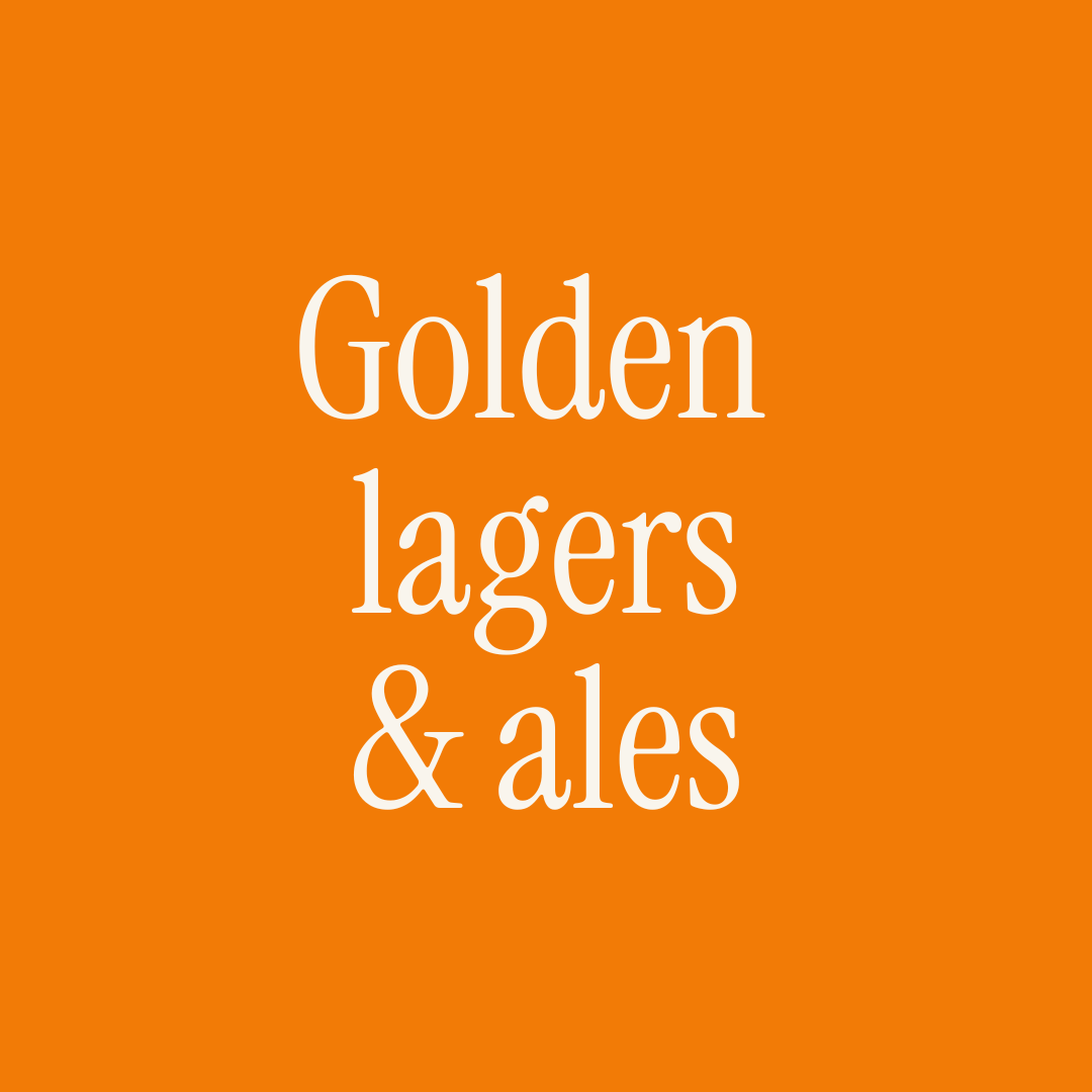 Golden lagers & ales