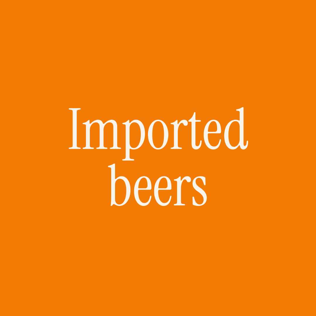 Imported beers