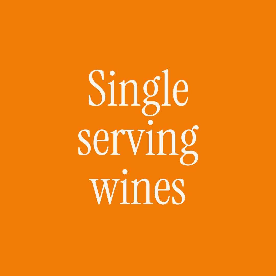 Single serving wines