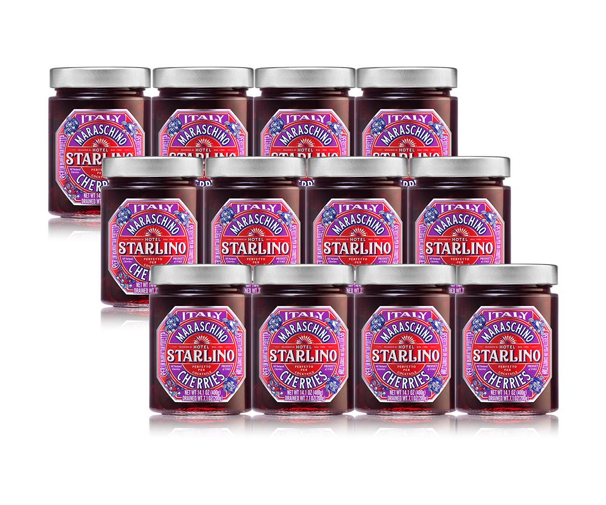 Hotel Starlino Italian Maraschino Cherries | 400g Jar