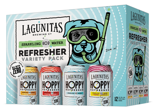 Lagunitas Sparkling Hop Water Refresher Variety Pack | 12-pack Cans