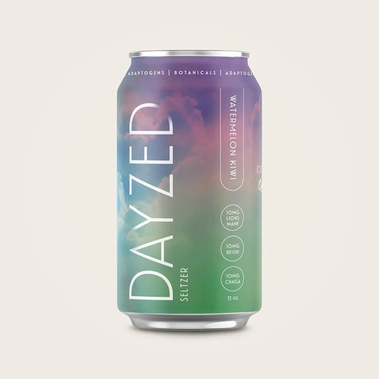 Dayzed Adaptogenic Seltzer Watermelon Kiwi | 4-pack