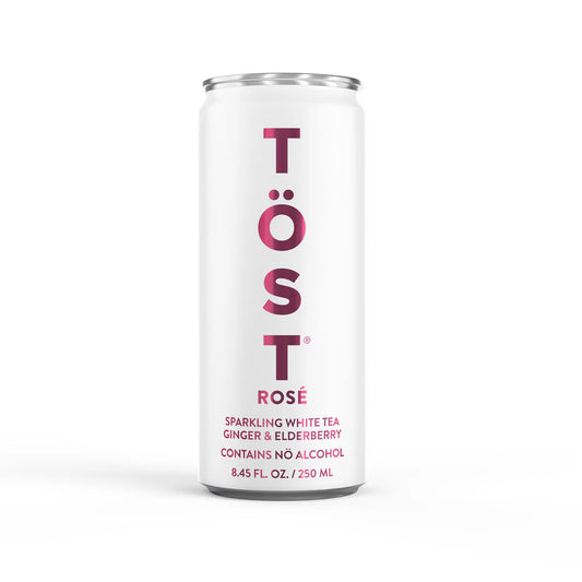 TOST ROSE Non-Alcoholic Refresher | 4-pack cans