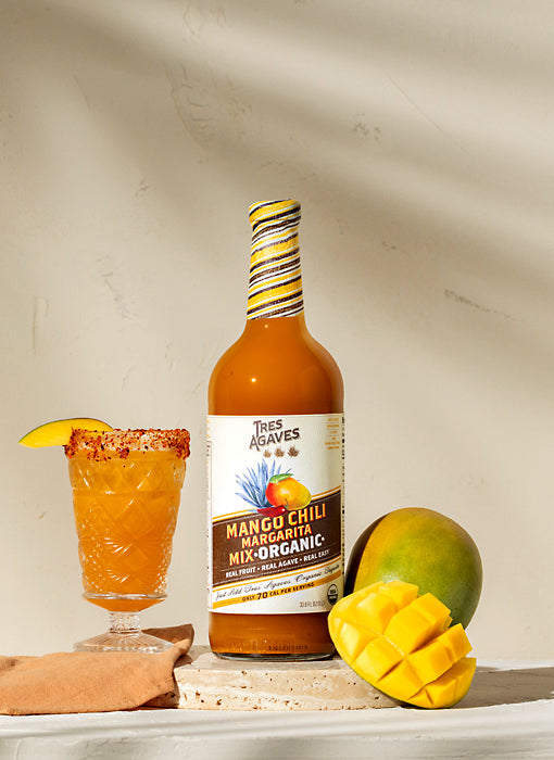 Tres Agaves Chili Mango Margarita Mix | 1 Liter Bottle