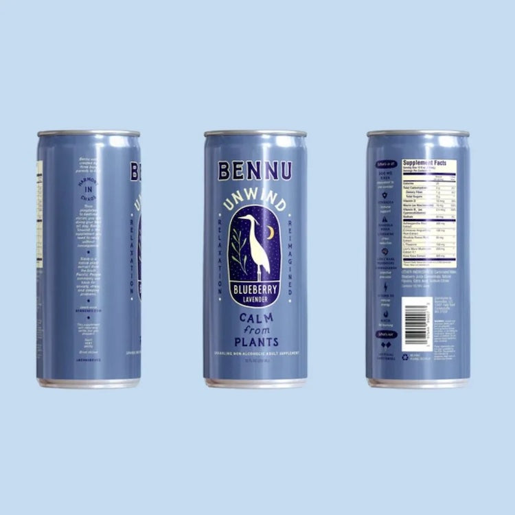 Bennu Unwind Blueberry Lavender | 4-pack