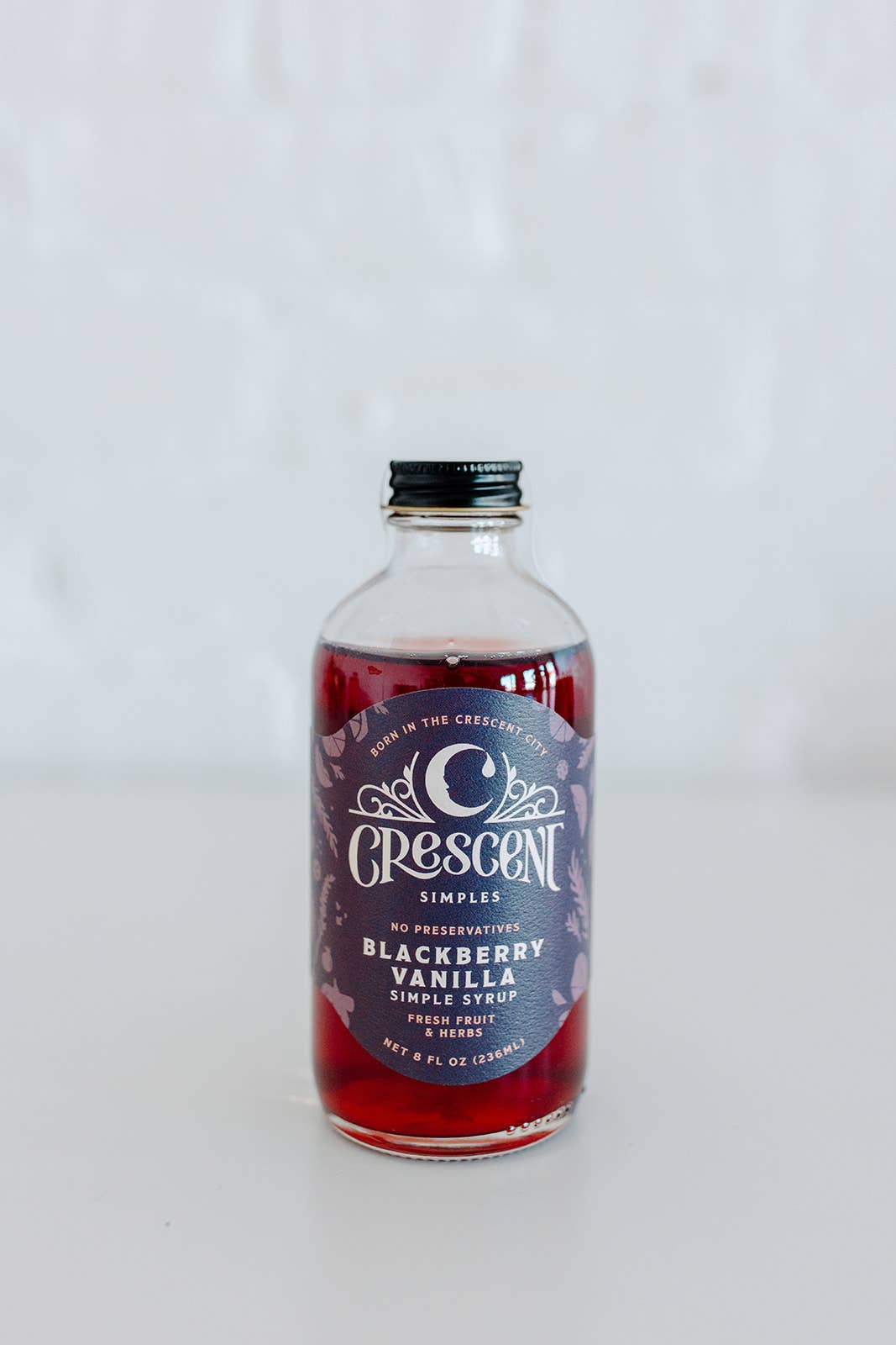 crescent simple syrup blackberry vanilla