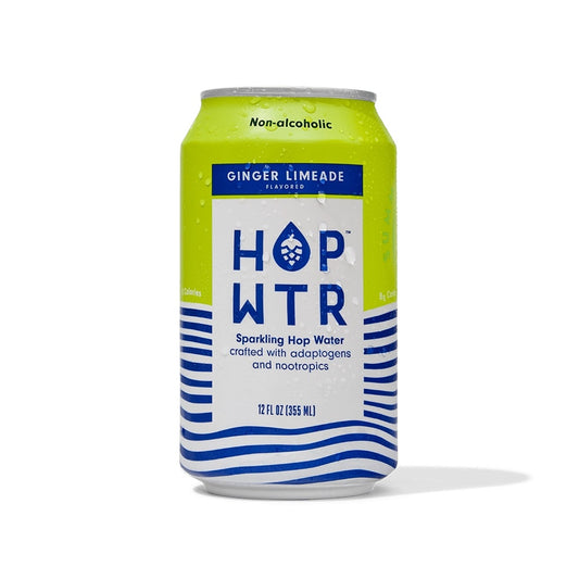 HOP WTR Ginger Limeade Sparkling Hop Water | 6-pack