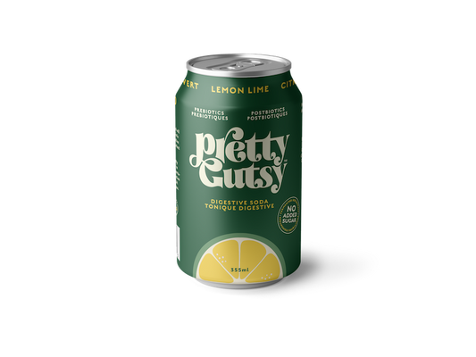 Pretty Gutsy Digestive Soda Lemon Lime | 4-pack