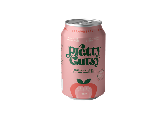 Pretty Gutsy Digestive Soda Strawberry | 4-pack