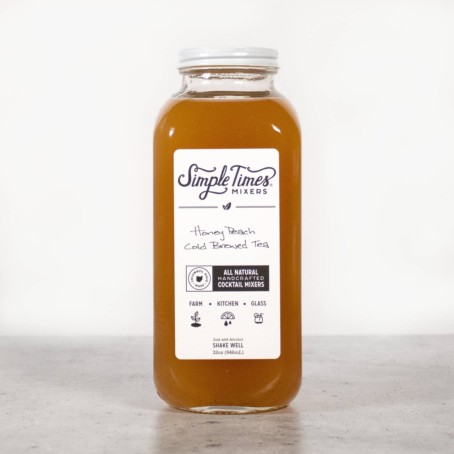 Simple Times Mixers Honey Peach Cold Brewed Tea