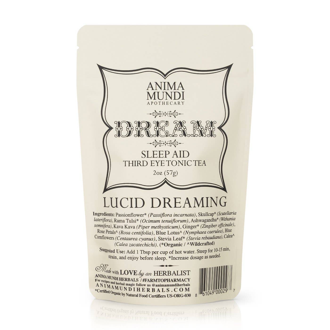 anima mundi dream sleep aid third eye tonic tea