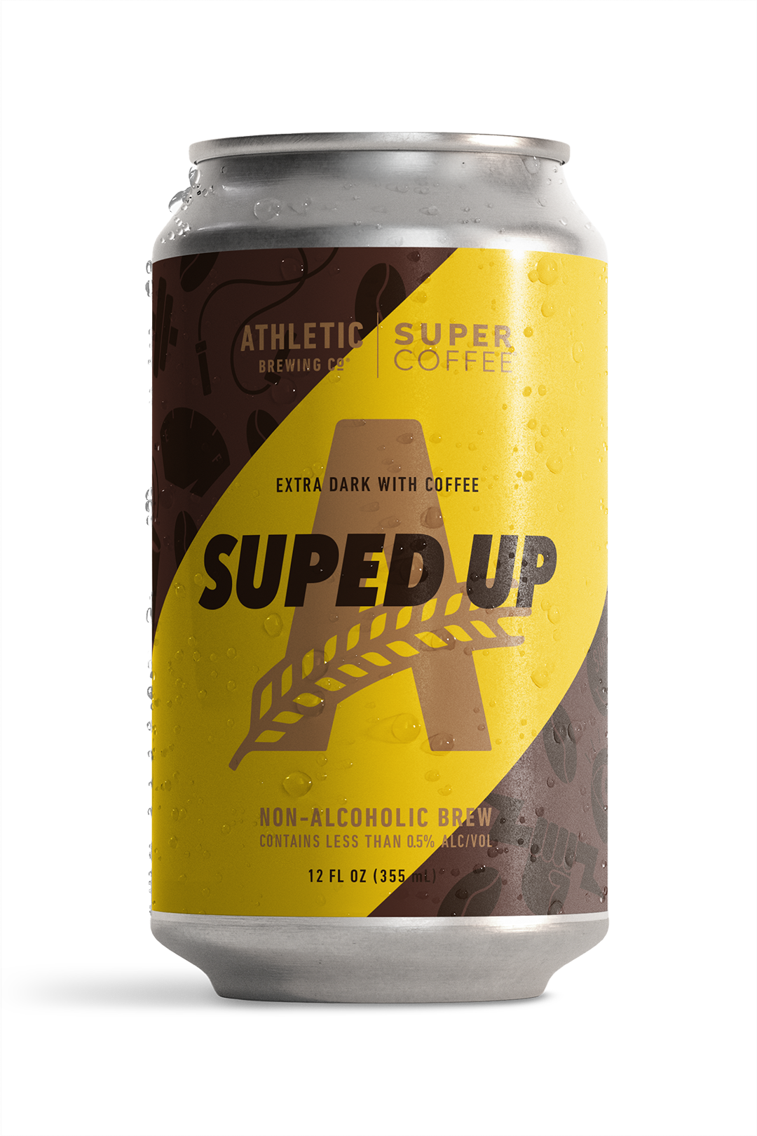 athletic brewing extra dark with coffee suped up