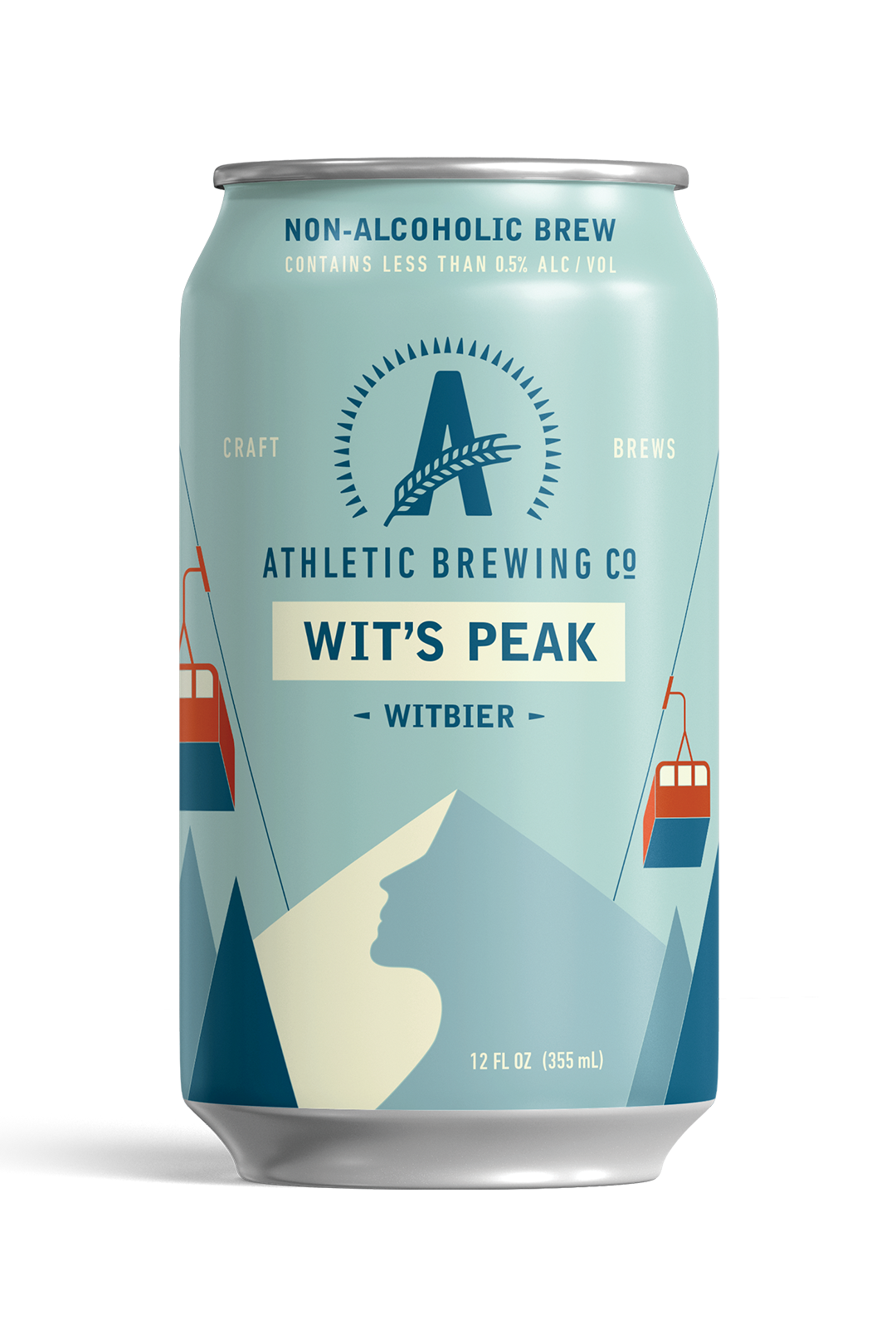 athletic brewing wit's peak witbier