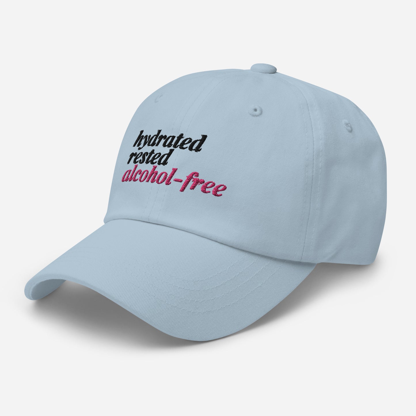 Hydrated, Rested + Alcohol-Free hat