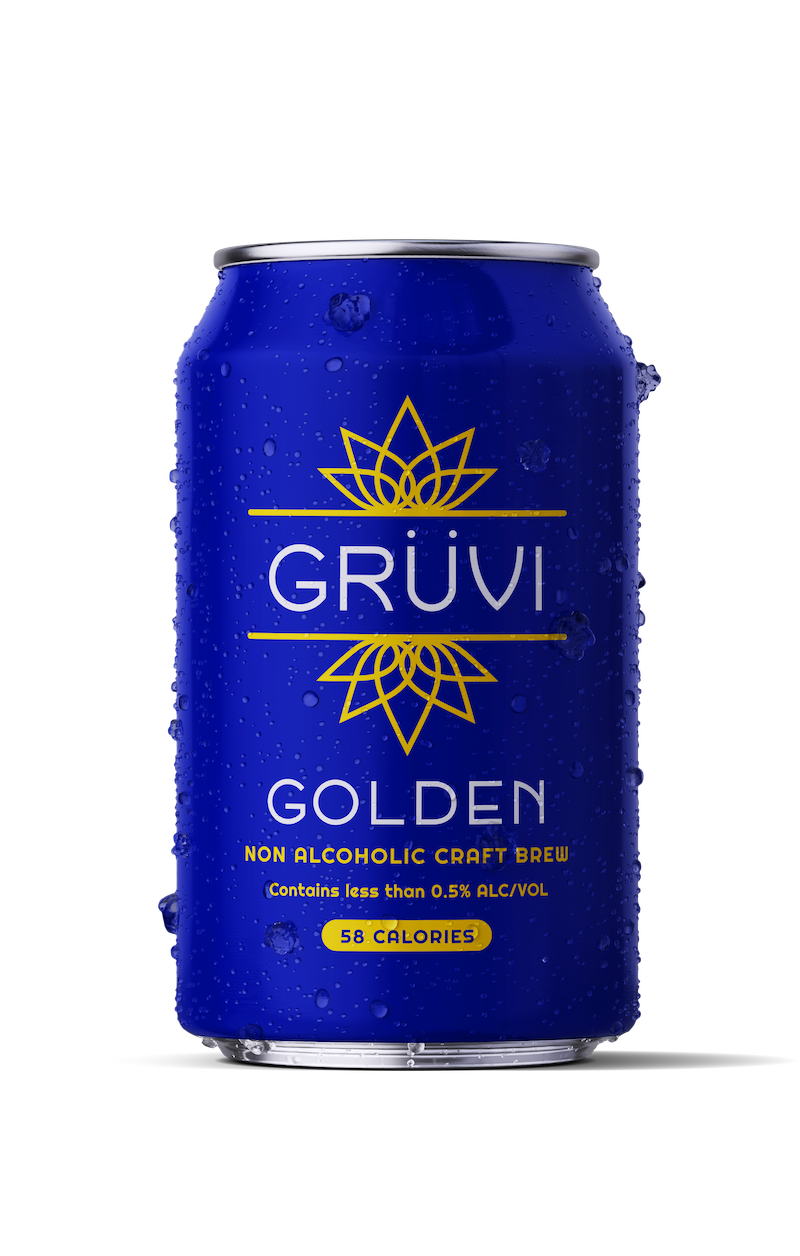 Gruvi Non Alcoholic Golden Lager 