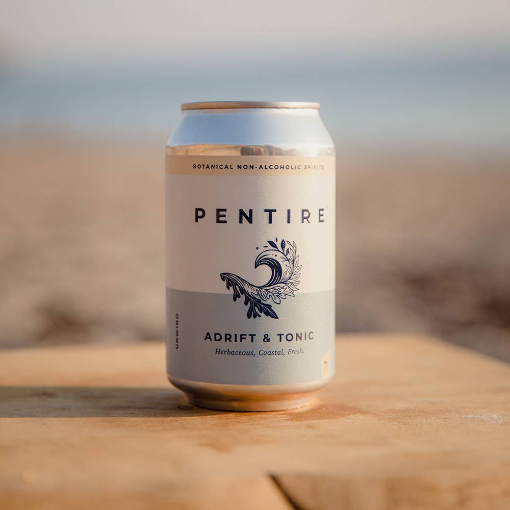 pentire adrift and tonic can