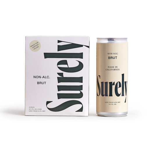 surely brut cans