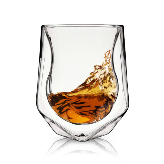 viski aerating cocktail glass